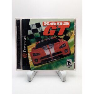 Sega GT (Sega Dreamcast, 2000) Complete w/ Manual CIB ~ Tested & Works